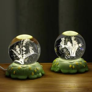 3D Carved Flowers Lamp