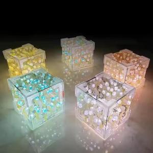 DIY Rubik's Cube Tulip Lamp