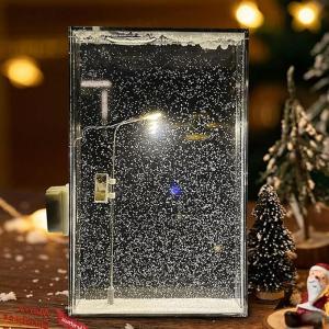 DIY Snow Night Snow Street Lamp