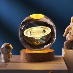 Galaxy Crystal Ball Luminous Base Lamp