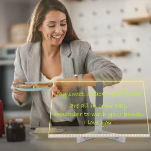 High Transparent Acrylic Rewritable DIY Lamp