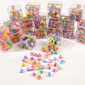 Pentagram Claw Clip  Candy Color Cartoon  Hairclip Box Accessories (CFHA25003)
